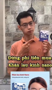 [[HÀNG CÓ SẴN] Khăn Lau Kính Nano Chống Bám Hơi Nước - Giấy Lau Kính Chống Mờ Sương Mồ Hôi Chống Nhờn