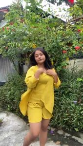 Setelan Pendek Dewasa Bahan Airflow Kringkle