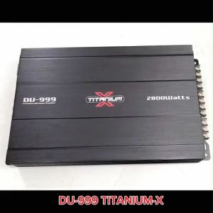 TOP Titanium-x เพาเวอร์ ขับกลาง 4ch DU-999 เพาเวอร์แอมป์ เครื่องเสียงรถยนต์แอม เพาเวอร์แอมป์ 4CH เครื่องเสียงรถยนต์ ราคาต่อ1ชิ้น