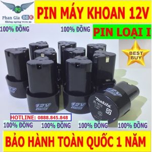 Pin Máy Khoan Cầm Tay 12 V Li-Ion 1500mAh pin máy khoan pin 12v