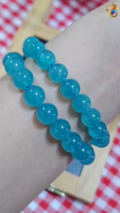 Collection Grade Icy Peru Amazonite Bracelet