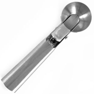 Stainless Steel Ice Cream Scoop with Trigger Anti-Freeze Handle Icecream Spoon Perfect for Gelatos Frozen Yogurt Sundaes