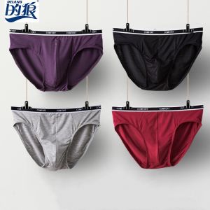 กางเกงชั้นในชายทรงสามเหลี่ยมผ้าฝ้ายแท้ระบายอากาศได้ดี ทรงหลวม กางเกงขาสั้นทรงสามเหลี่ยมสำหรับผู้ชาย สวมใส่สบาย
