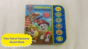 Paw Patrol Sound Book Pawsome Farm Friends for Kids & Toddlers with Touch & Feel Sound Pad