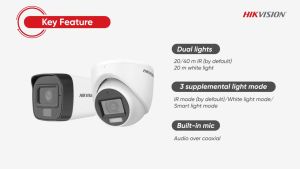 Paket CCTV HIKVISION AUDIO COLORVU 2MP 4 Channel Kamera Kabel 50M Harga Promo