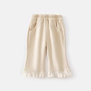 Casual Girls Trousers Flared Pants