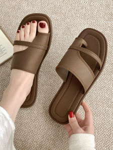 JIFANPAUL | Summer Slip-on Sandals Retro Vacation Style Skirt Match