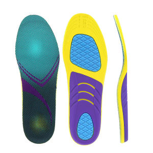 VTTO 1Pair Sports Insoles Shock Sweat Absorption Breathable Deodorization High Elasticity Comfort And Anti-Torsion Insoles for Men Women