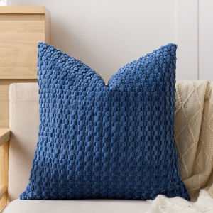 Boho Farmhouse Sage Green Throw Pillow Covers 45x45CM Mordern Nordic Cushion Covers Soft Corduroy Christmas Home Decor for Couch