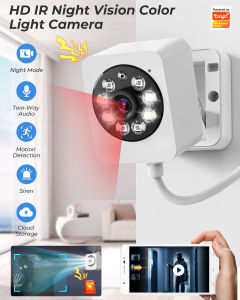 SMATRUL Wifi Camera 1080p Tuya Smart Indoor Home Security PIR Motion Human Detection Camera CCTV Surveillance