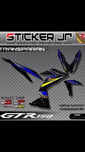 SJP Striping Transparan Supra GTR - Sticker List Variasi Motor Honda Supra GTR 150 R Sudah Cutting 03