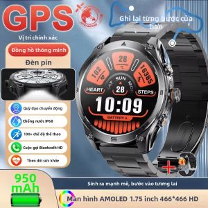 Đồng Hồ Thông Minh T-Rex3 Ultra Tích Hợp La Bàn GPS Pin 1000mAh Khả Năng Chống Nước 10ATM Thiết Bị Theo Dõi Thể Dục Cấp Độ Quân Sự Dành Cho Thể Thao Ngoài Trời