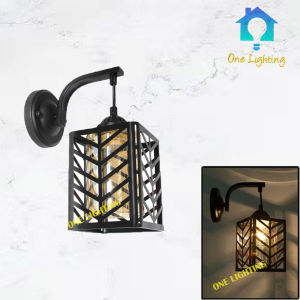 Vintage Wall Lamp E27 Bulb Sconce Light Fixtures Black Bronze LED Wall Light creative wall lamp *FREE BULB*