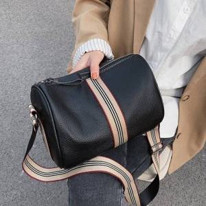 Fashionable Soft Leather Womens Bag Large Capacity Single Shoulder Crossbody Bag Casual Style Korean Trend Handbag Tote