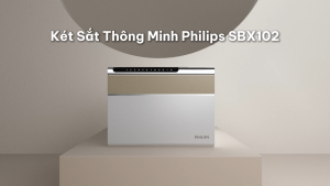 Két sắt điện tử thông minh vân tay mã số ảo chìa cơ thương hiệu Hà Lan cao cấp Philips SBX102-2C0 - Bảo hành 2 năm