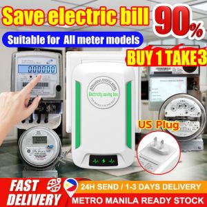 【BUY 1 TAKE 3】Power Electricity Save Saving Energy Saver Box Effective Electric Home Smart Energy Power Saver Save 80% of Electricity Comark Energy Saver For Electricity Power Saver Electricity Saver Energy Power Saving Device Electric Saver