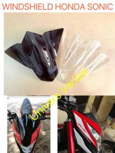WINDSHIELD SONIC 150R MIKA AKRILIK TEBAL 2MM WINSIL HONDA SONIC150 R RS150R KACA BENING CLEAR SMOKE HITAM RYBEN VISOR SONIC / RS 150 R PISOR SONIC TAMENG DEPAN SONIC BATOK PELINDUNG MOTOR KACA ANGIN DEPAN HONDA SONIC ORIGINAL MODEL BATMAN EAGLE PNP EAGLE