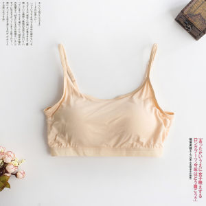 Modal with Chest Pad Wrapped Chest Tube Top Womens Wireless Short Camisole Half Bra Exercise Yoga Underwear