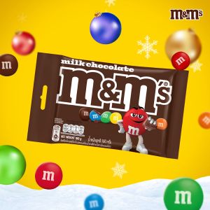 M&Ms Milk Choco เอ็มแอนด์เอ็ม ช็อกโกแลตนม 180 กรัม*มีให้เลือกหลายแพ็กไซซ์