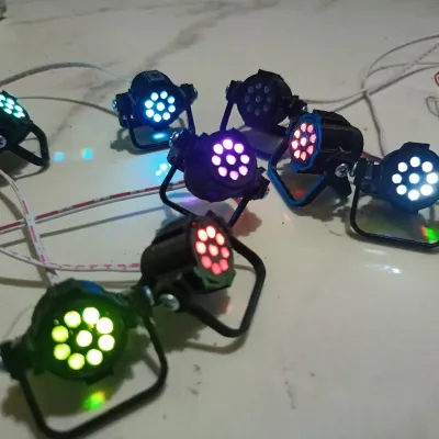lampu parled + tempat batre siap nyala harga per pcs