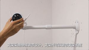 CCTV Camera Extension Stand Wall Mount External Wall Corner Bracket 20-200cm Suitable for XiaoMi  Ezviz  TP-Link  Imou CCTV IP Camera Ceiling Mount