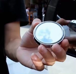 ถูกเสริมกระจกมองแบบไม่มีแขนกระจกกลม - รถยนต์ HD สปอต 360 ° มุมมอง 1/2PCS กระจกมิ่งกระจกมูลคลาสCNC-448