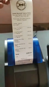 เครื่องพิมพ์ใบเสร็จ Grabfood Loyverse POSเครื่องพิมพ์ Receipt Printer เครื่องพิมพ์ความร้อน เครื่องพิมใบเสร็จพ์ลูทูธ