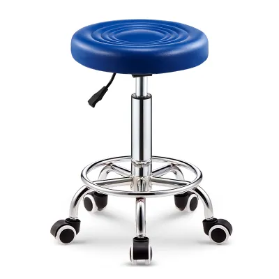 SHANNAIER | Height Adjustable Swivel Chair with Wheels Bar Stool