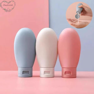 3 Pcs/set Cosmetic Dispenser Bottle 60ml Hose Squeeze Container Set Portable Travel Shampoo Bottle Flip Cap Lotion Bottle