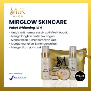 MIR GLOW skincare paketan BASIC Glowing/untuk kulit wajah normal FLEK