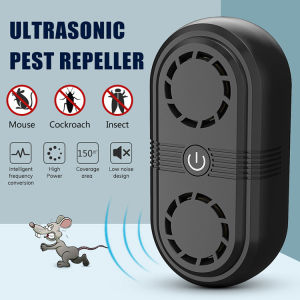 (Ship from Malaysia) Insect Killers Electronic Ultrasonic Pest Repeller Control Mouse Killer Tool Electric Insect Killers Mosquito Pest Control Cockroach Insect Rats Repellent for Household Indoor Pest Control Reject Device