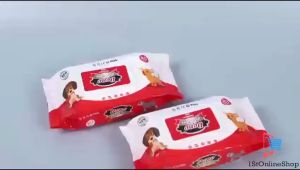DONO PET WIPES 100LBR: Tisu Basah Hewan Peliharaan Untuk Kucing, Anjing, & Kelinci