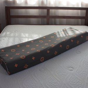 Tấm Lót Gối Cao Su Cotton Nguyên Chất 100% Tấm Lót Gối Nhớt Tấm Lót Gối Dài Đơn Tấm Lót Gối Đôi 35*180 Tấm Lót Gối Gấp Gọn