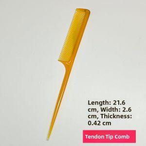 Thickened Plastic Comb Anti-static Durable Large Size Unbreakable Hair Comb Household Personal Care Tool Epoxym Resin Handle