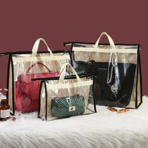 Handbag Storage Organizer Dust Bags Purses Handbags Dust Cover Closet Clear Purse Protector Storage Bag Closet Bag Organizers