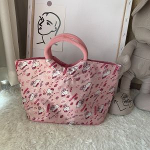 Cartoon Multifunctional Large Capacity KT Kitten Pattern Mummy Bag Portable Hand Bag Mother and Baby Maternity Package Appearance Small Bag