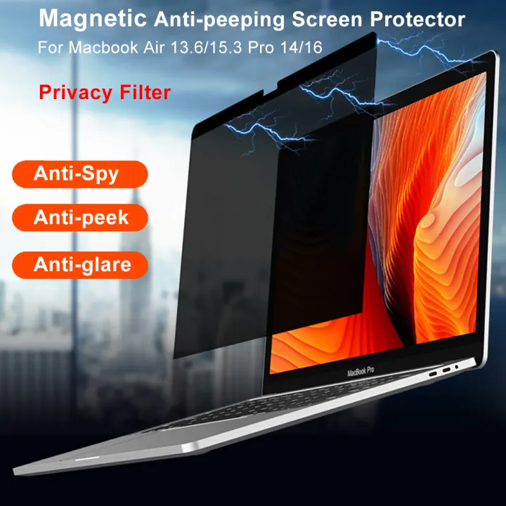 Magnetic Anti-peeping Screen Protector For Macbook Air 15