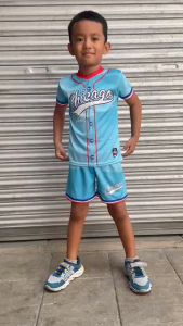 kids baseball jersey for out or indoor