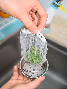 Isi 100pcs saringan sampah wastafel MS