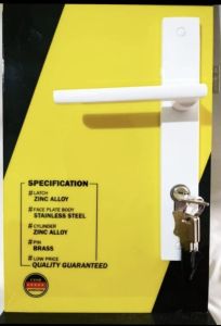 Kunci Pintu Almunium Orchad P2 /  Handle Pintu Almunium Orchad P2 BL