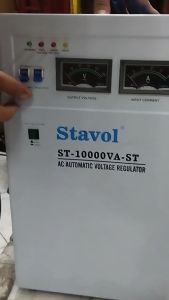 Stavol ST-10000VA-ST 10000W Stand Type Automatic Voltage Regulator AVR (Blue) Stavol Stabilizer Stabilize Voltage - Lazada