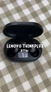 PALING MURAH!!! LENOVO XT91 TWS Wireless Gaming Earphone Bluetooth 5.2 Earbuds Stereo In Ear kontrol sentuh Tampilan Digital Dengan Mikrofon Full Bass ORIGINAL Airpods Nirkabel Handsfree Pengeras suara KOMPITABLE BUAT SEMUA HP ANDROID/MEGA BASS OPPOXIAOM