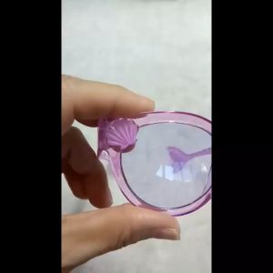 KIDS SUNGLASSES MERMAID OVAL COLOUR JELLY - Kacamata Fashion Anak Anak Cewek Cowok Full Bingkai Oval Gaya Terbaru OOTD Anak Lucu - BISA BAYAR DIRUMAH