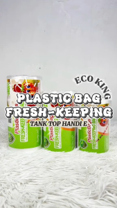 ECO KING PLASTIC BAGS FRESH-KEEPING TANK TOP HANDLE KNOTTING IS MORE CONVENIENT