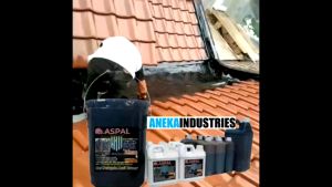 Aspal Cair - Waterproof - 5Kg Cat Pelapis Anti Rembes Dak Beton dan Lantai