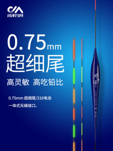 ปีกบินแบบอเนกประสงค์สำหรับตกปลาในเวลากลางวันและกลางคืน ที่ปรับระดับความละเอียดสูง ปลายสายใยคาร์บอนสำหรับตกปลาปลาบล็อก ขนาดเล็ก ติดตั้งได้ตลอดทั้งปี