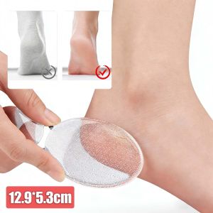 2Pcs Nano Glass Foot File Double-Sided Exfoliating Foot Grinder Hard Dead Skin Callus Remover Foot Scrubber Pedicure Foot Care Tool