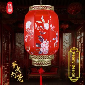 Outdoor Waterproof Vintage Chinese Style Lantern for Scenic Area