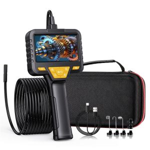Kerui | KERUI Endoscope Camera With Light Inspection Borescope Camera With 4.3" IPS Screen 1080P Pipe For Checking Car Sewer Tools