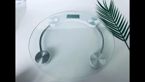 BATHI Timbangan Badan Transparan DIGITAL Tenaga Baterai USB Rechargeable maks 180KG Anti Slip